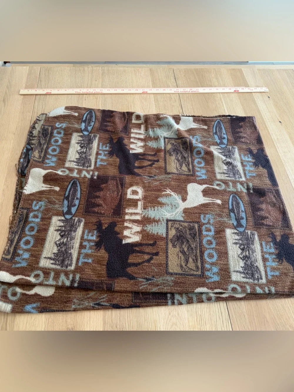 Outdoor Themed Fleece Blanket 50”x60”